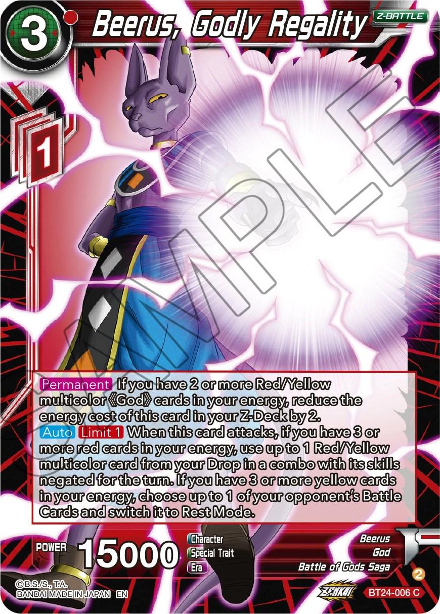 Beerus, Godly Regality BT24-006