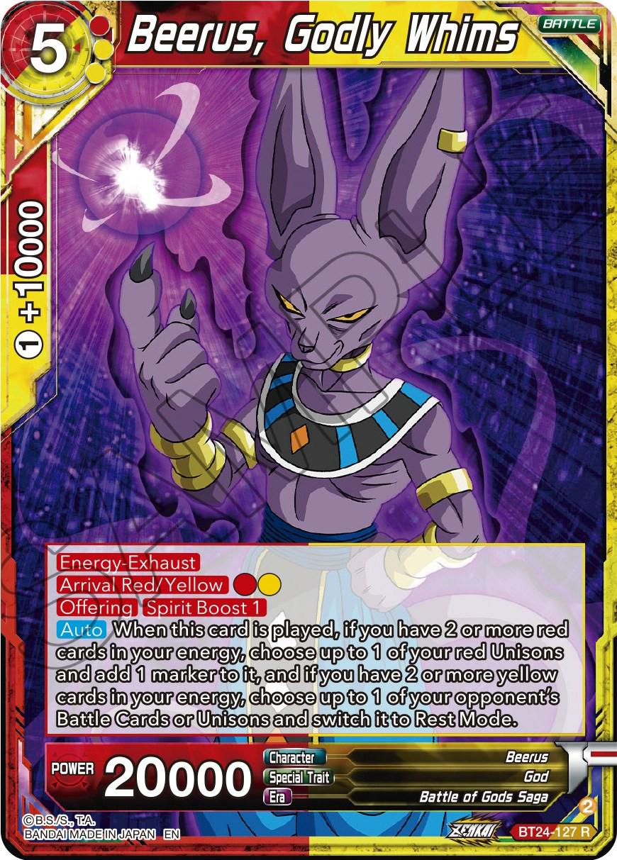 Beerus, Godly Whims BT24-127