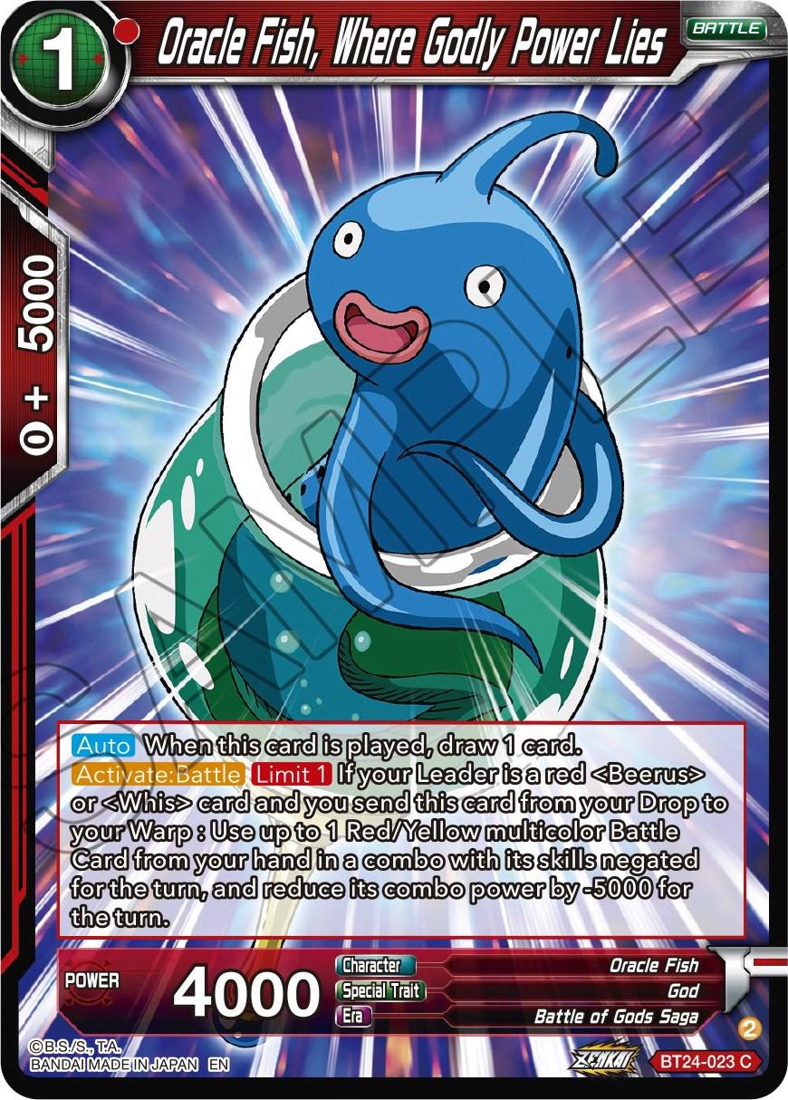 Oracle Fish, Where Godly Power Lies BT24-023