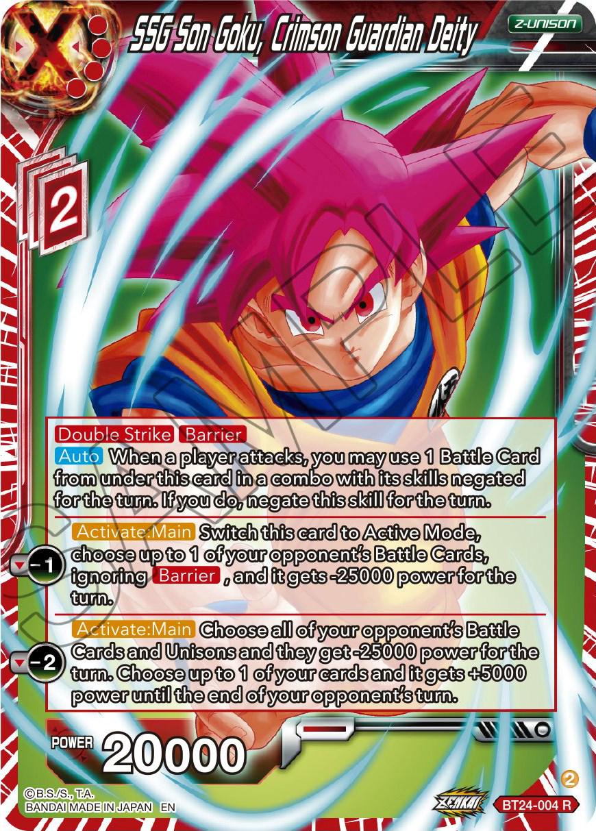 SSG Son Goku, Crimson Guardian Deity [Foil] BT24-004