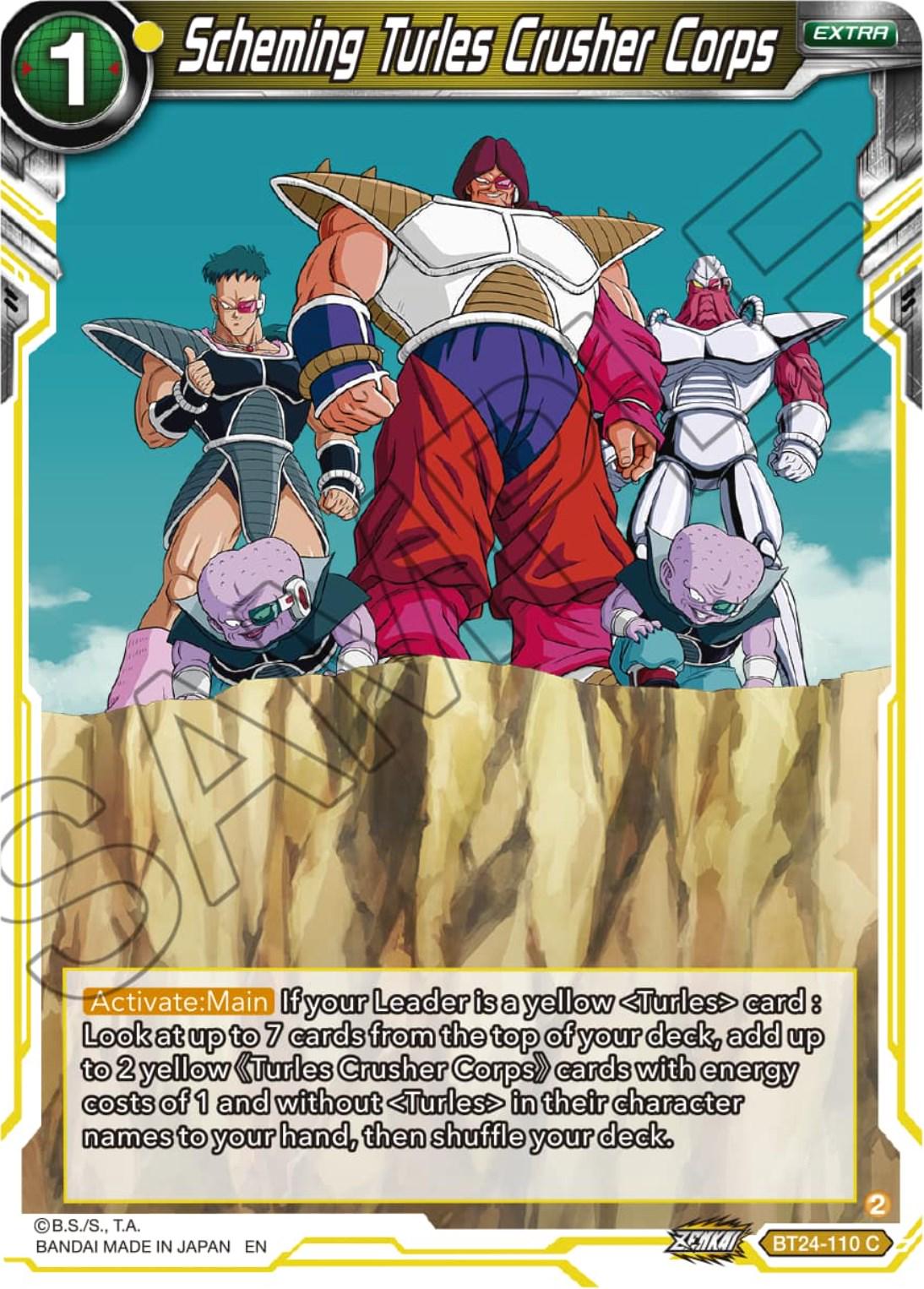 Scheming Turles Crusher Corps BT24-110