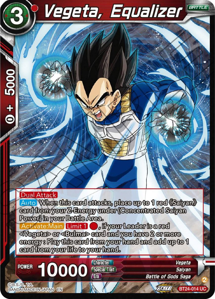 Vegeta, Equalizer BT24-014