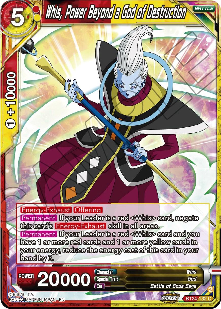 Whis, Power Beyond a God of Destruction BT24-132