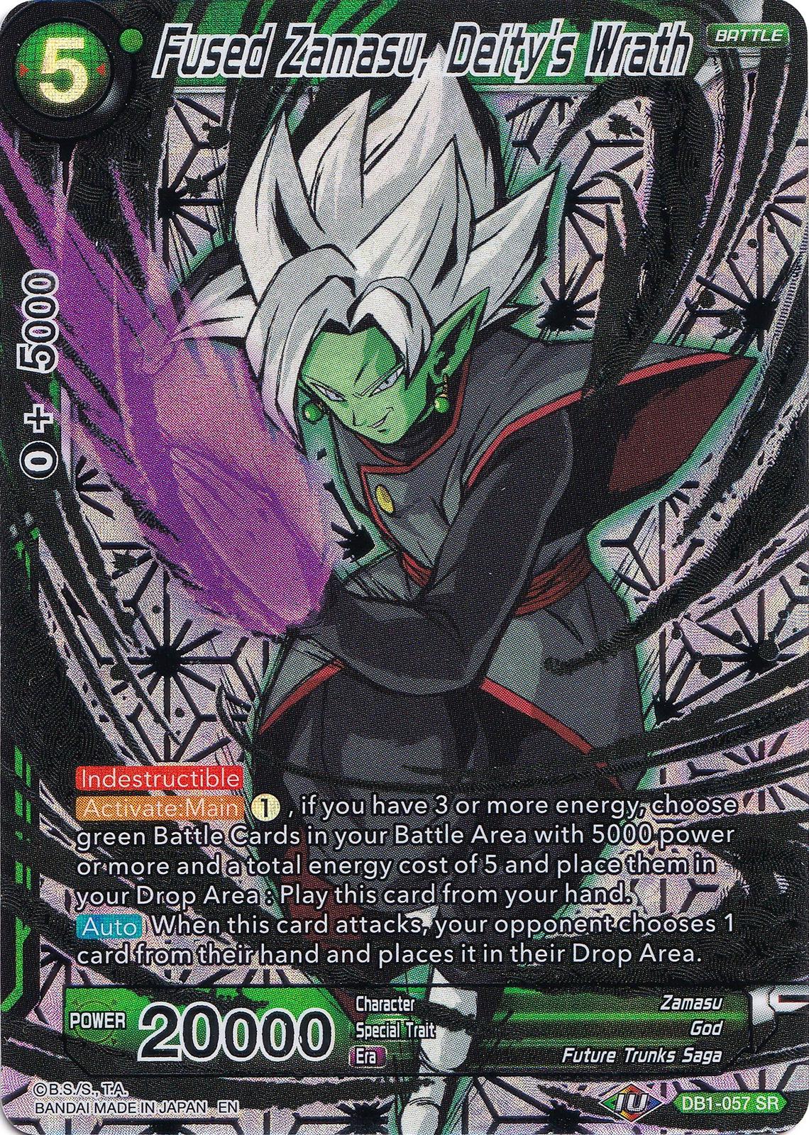 Fused Zamasu, Deity's Wrath DB1-057