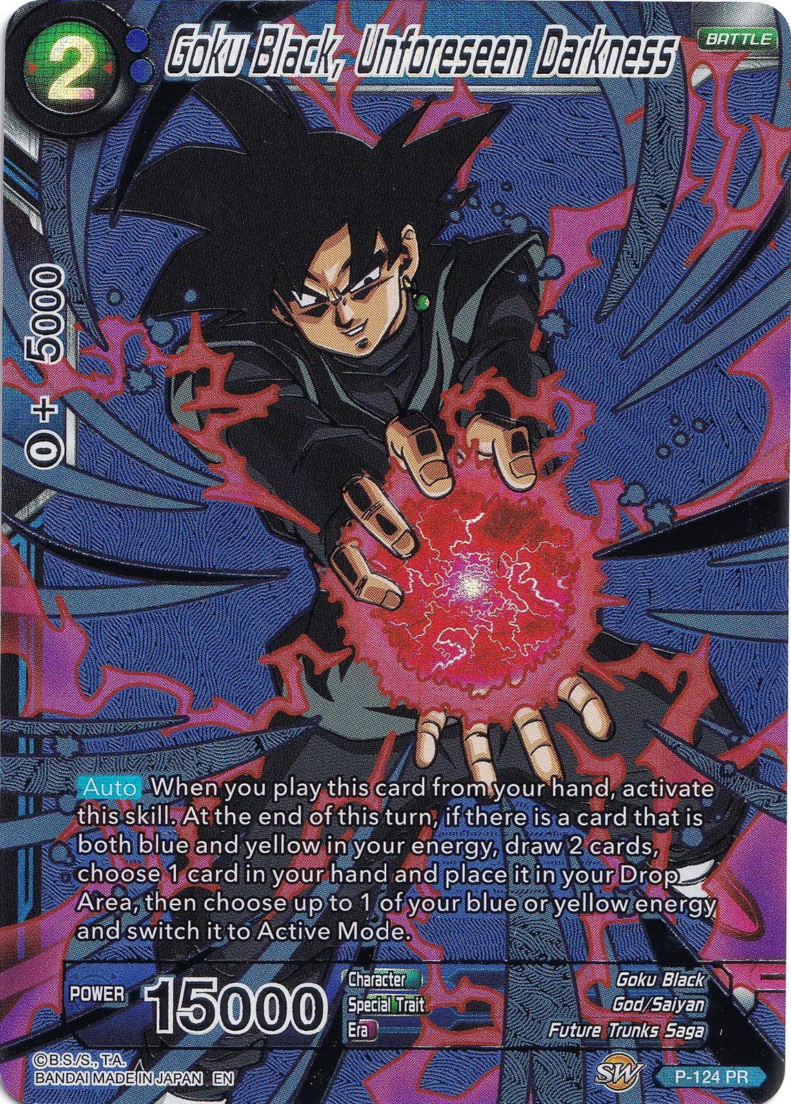 Goku Black, Unforeseen Darkness P-124