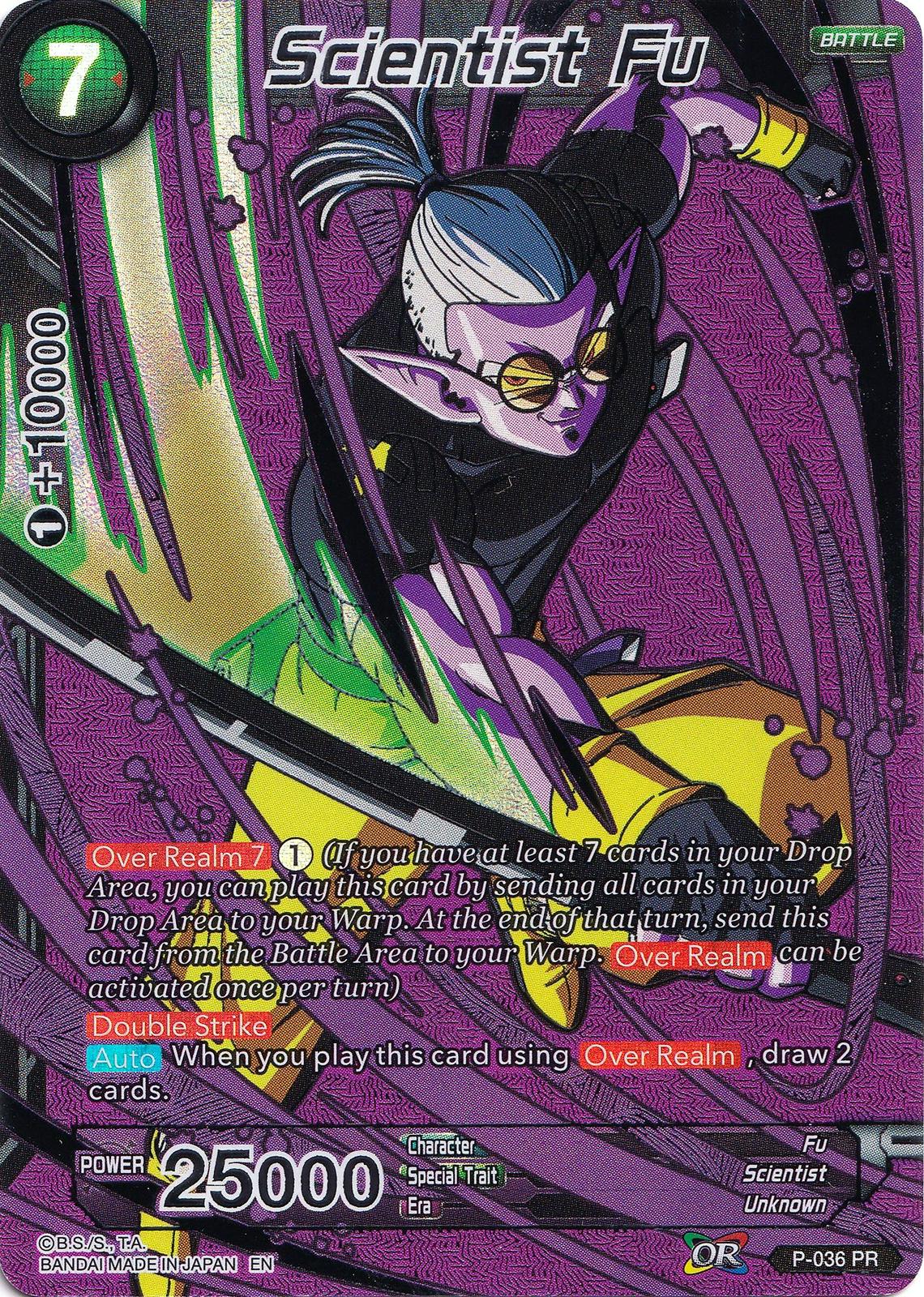 Scientist Fu P-036