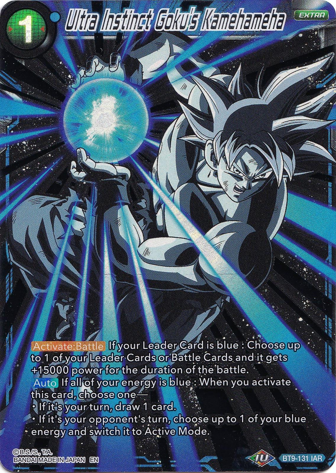Ultra Instinct Goku's Kamehameha BT9-131