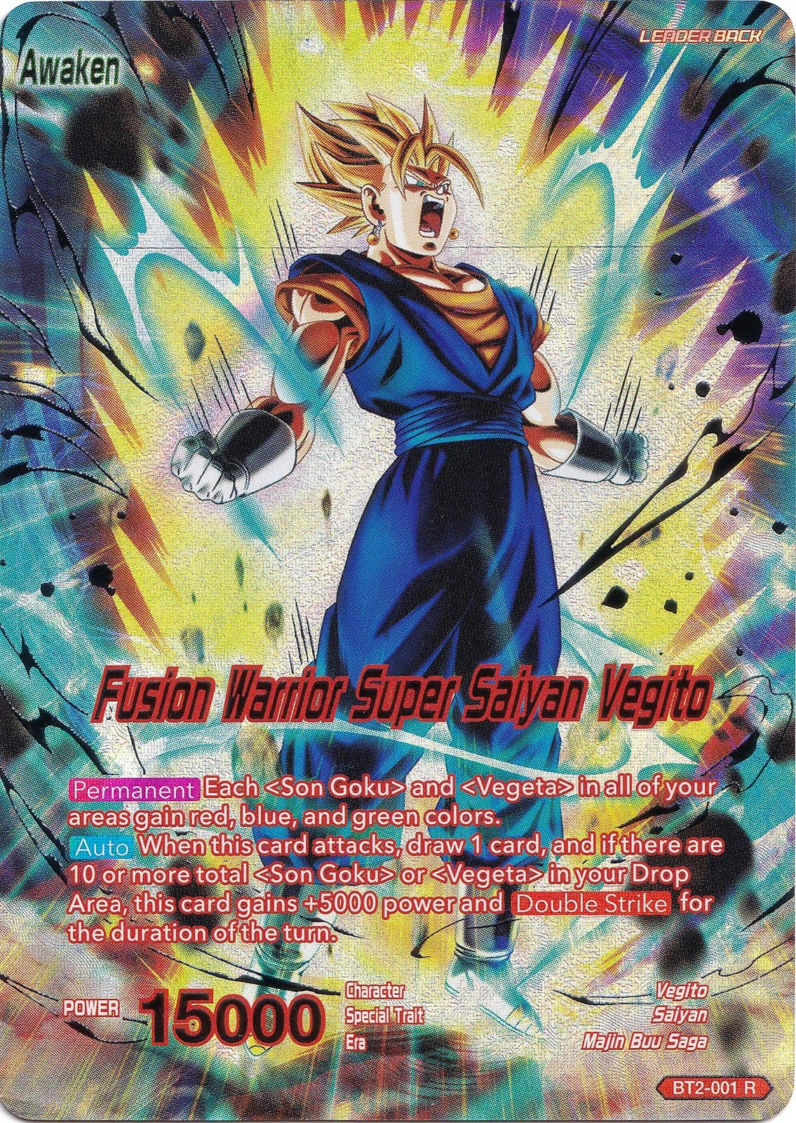 Vegito // Fusion Warrior Super Saiyan Vegito BT2-001