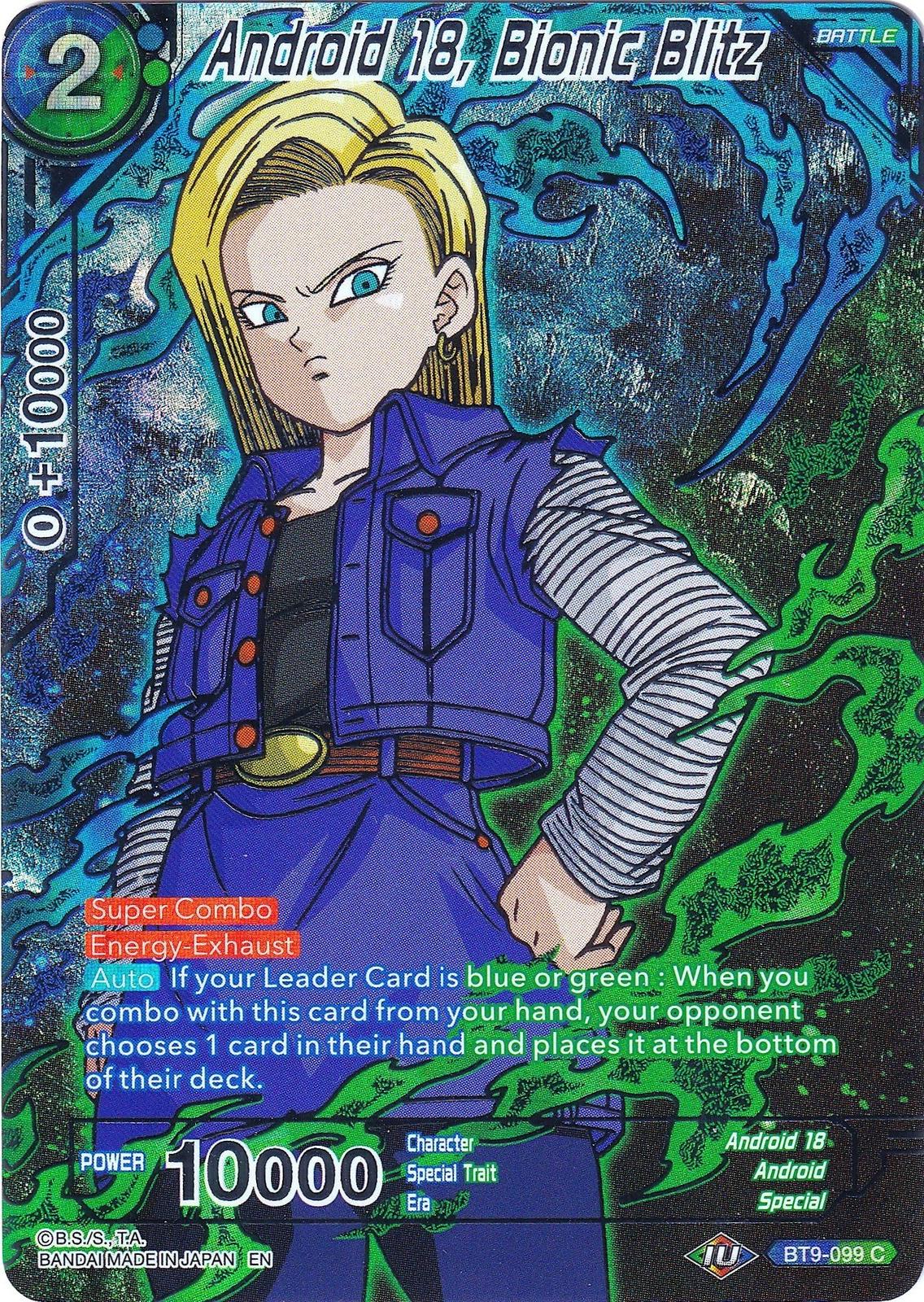 Android 18, Bionic Blitz BT9-099