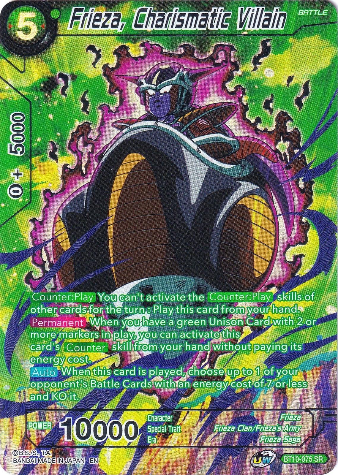 Frieza, Charismatic Villain BT10-075