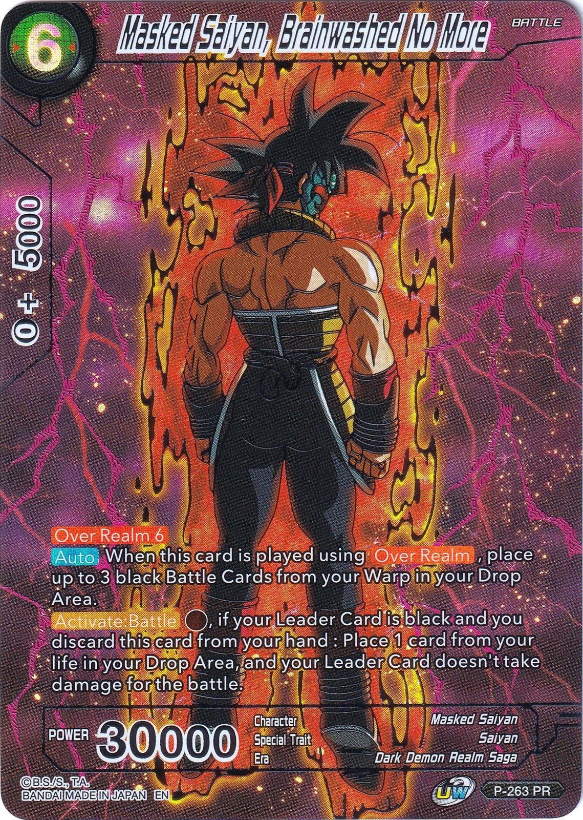 Masked Saiyan, Brainwashed No More P-263