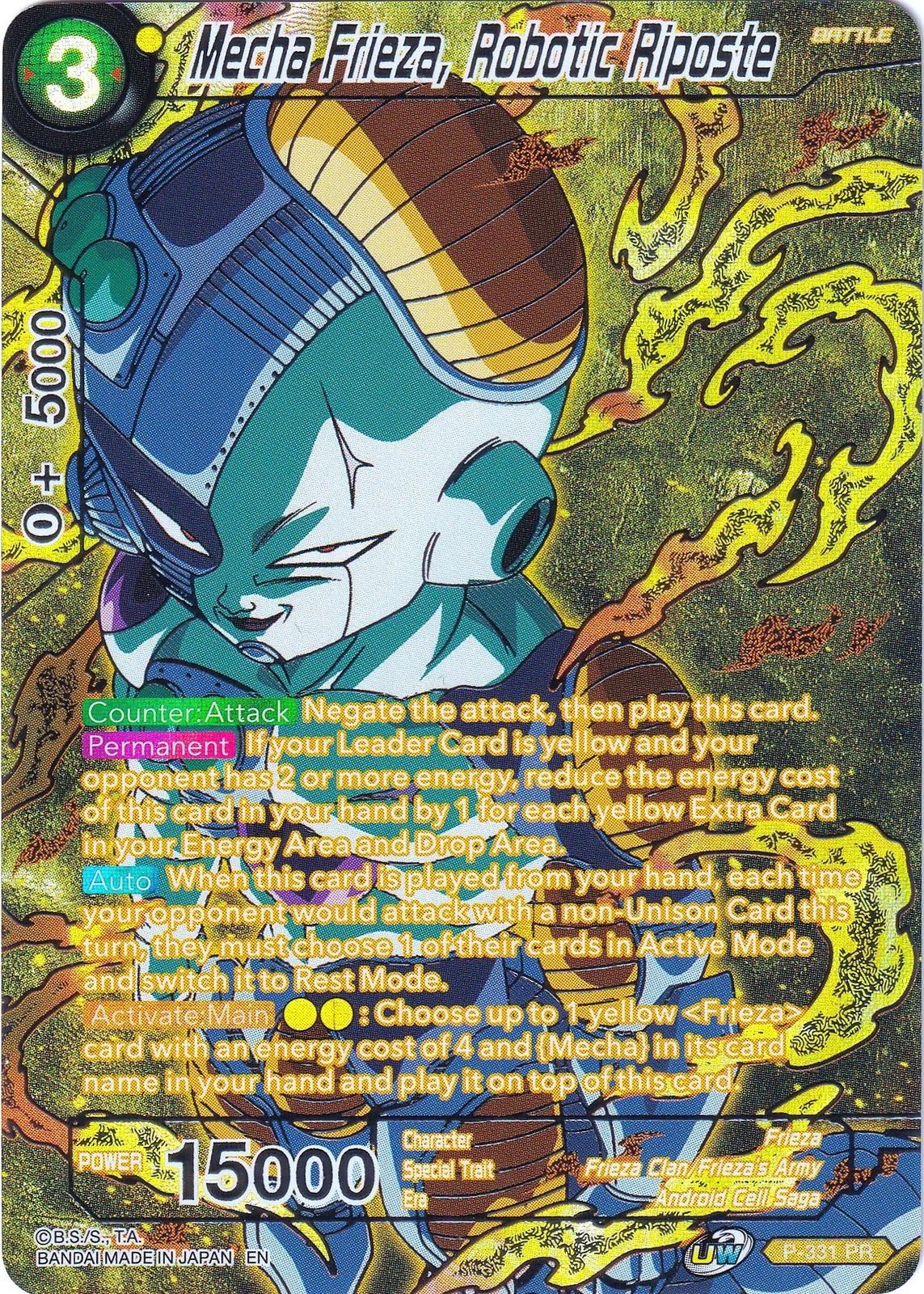 Mecha Frieza, Robotic Riposte P-331
