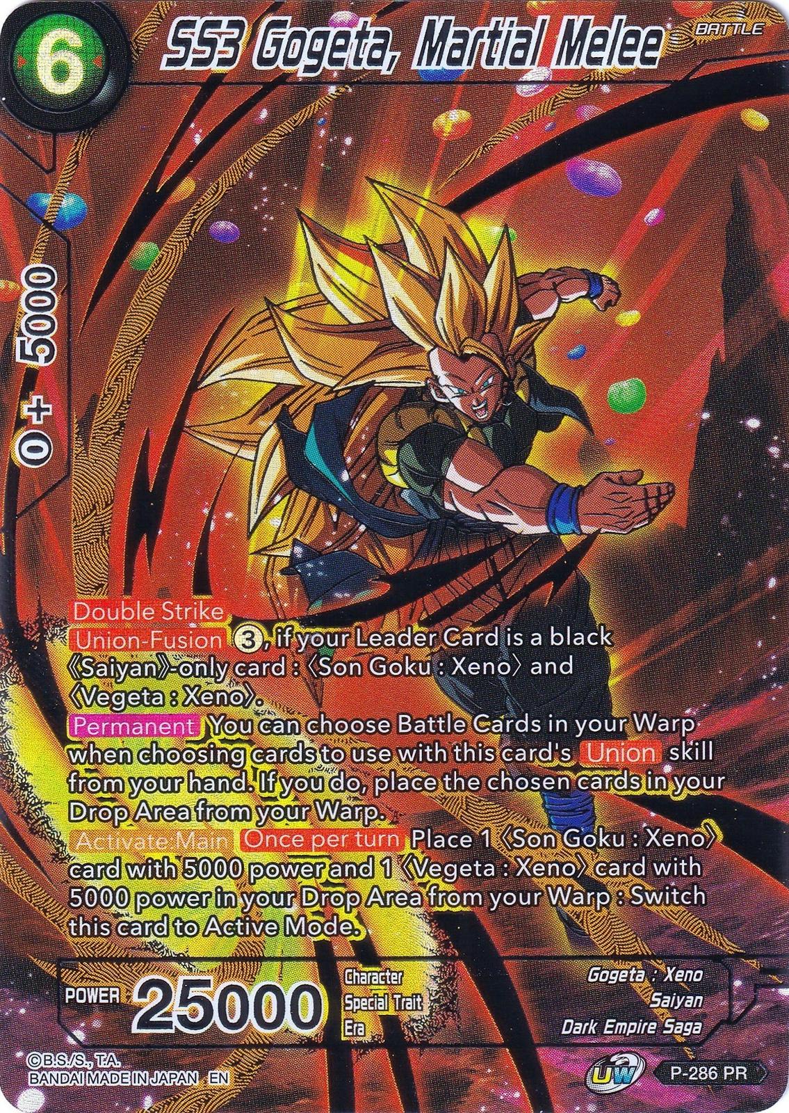 SS3 Gogeta, Martial Melee P-286