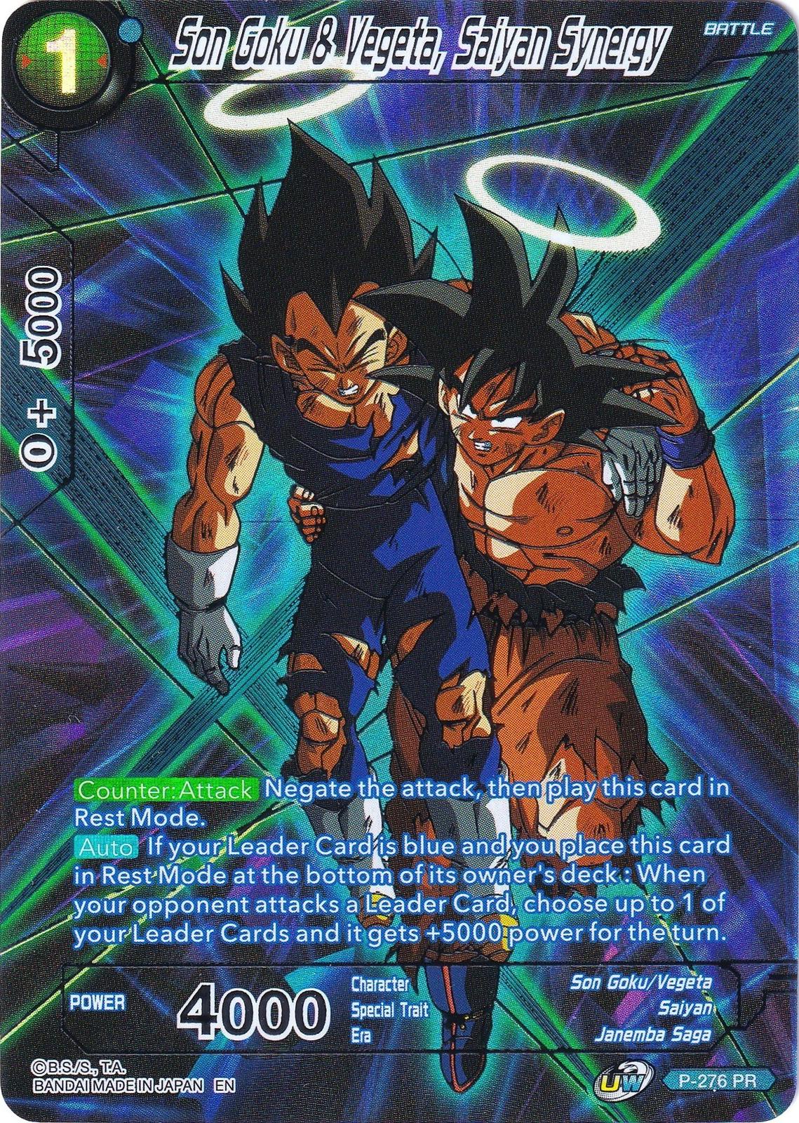 Son Goku & Vegeta, Saiyan Synergy P-276