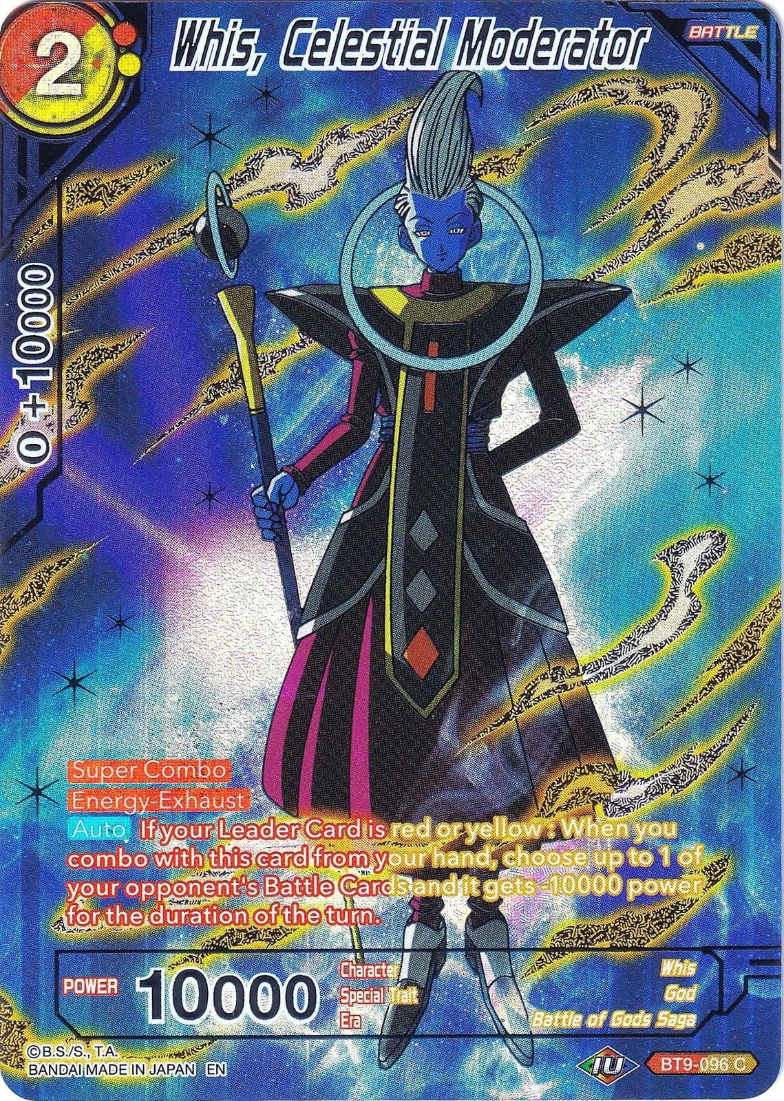 Whis, Celestial Moderator BT9-096