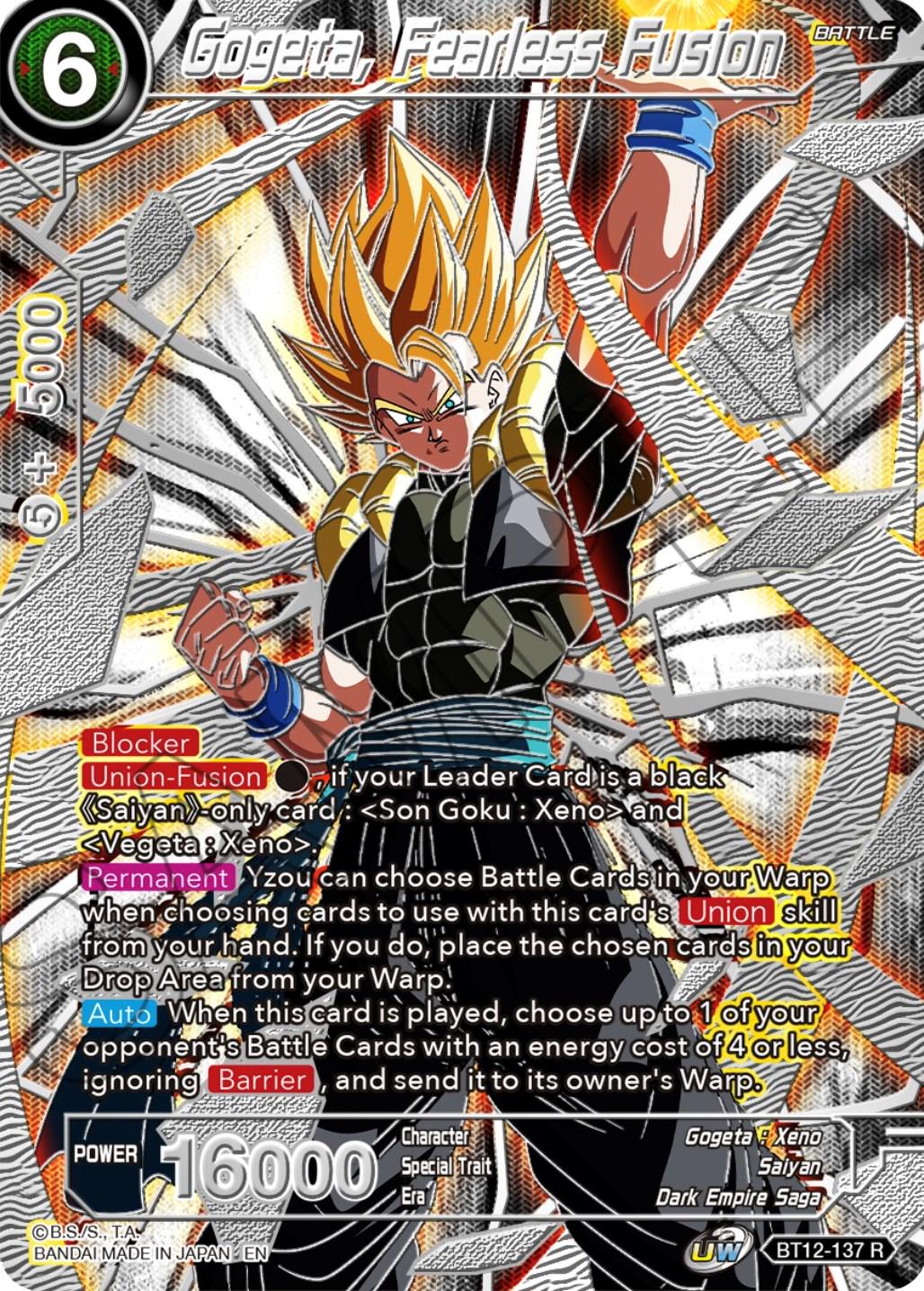 Gogeta, Fearless Fusion BT12-137