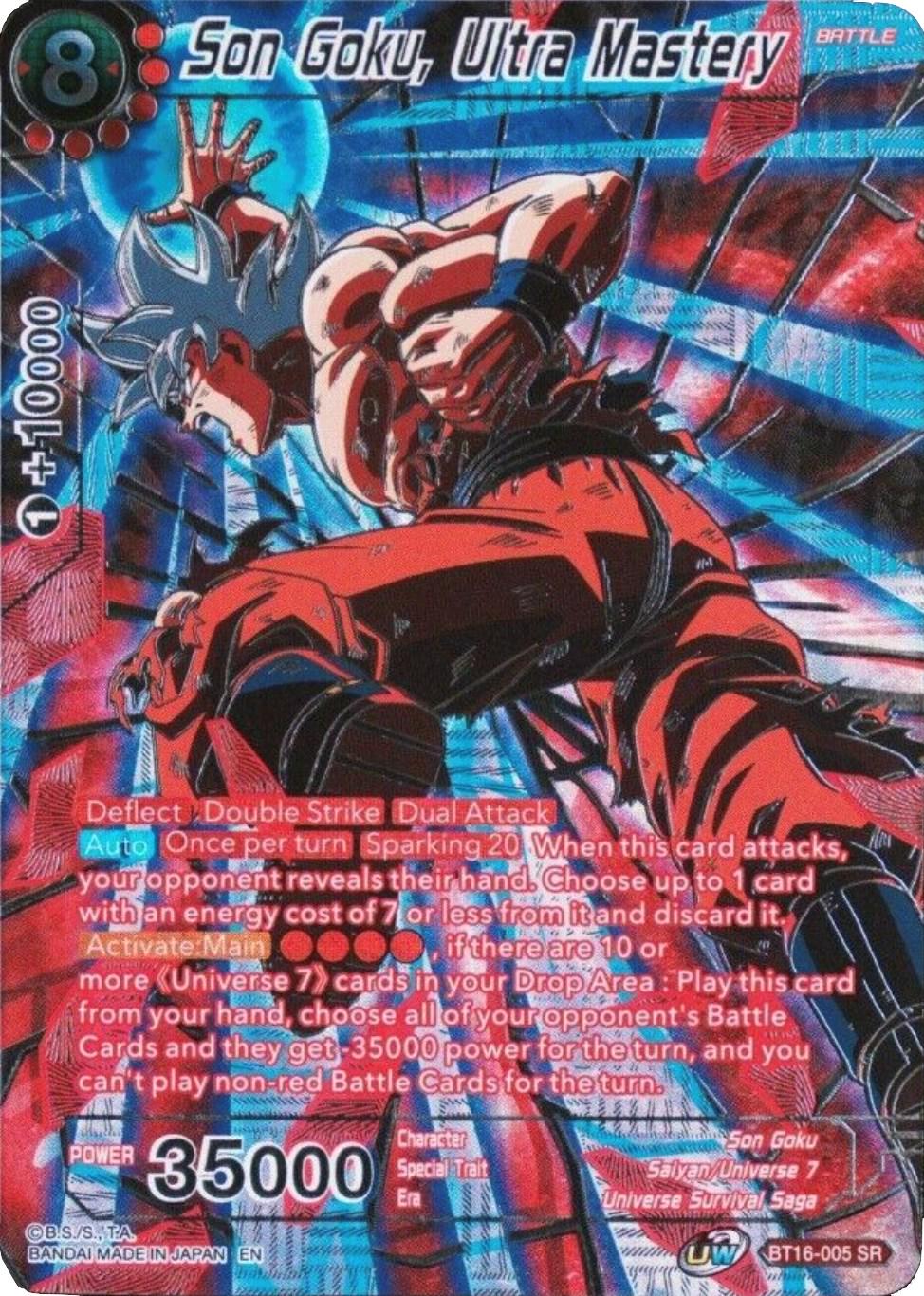 Son Goku, Ultra Mastery [Alternate Art] BT16-005
