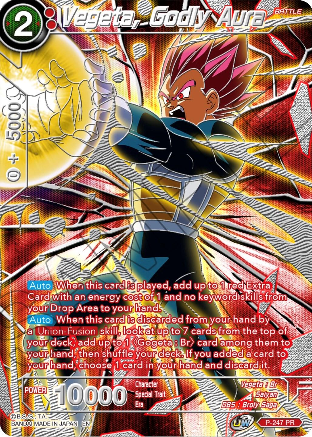Vegeta, Godly Aura P-247