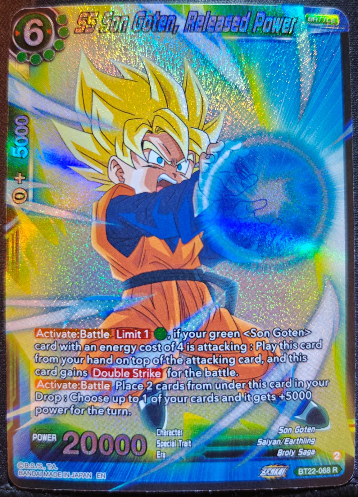 SS Son Goten, Released Power [Foil] BT22-068