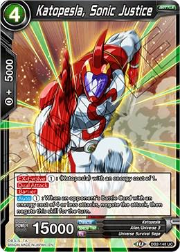 Katopesla, Sonic Justice DB2-148