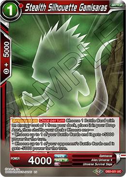 Stealth Silhouette Gamisaras DB2-021