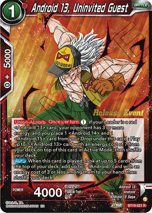 Android 13, Uninvited Guest BT19-021