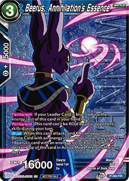 Beerus, Annihilation's Essence [Foil] P-384