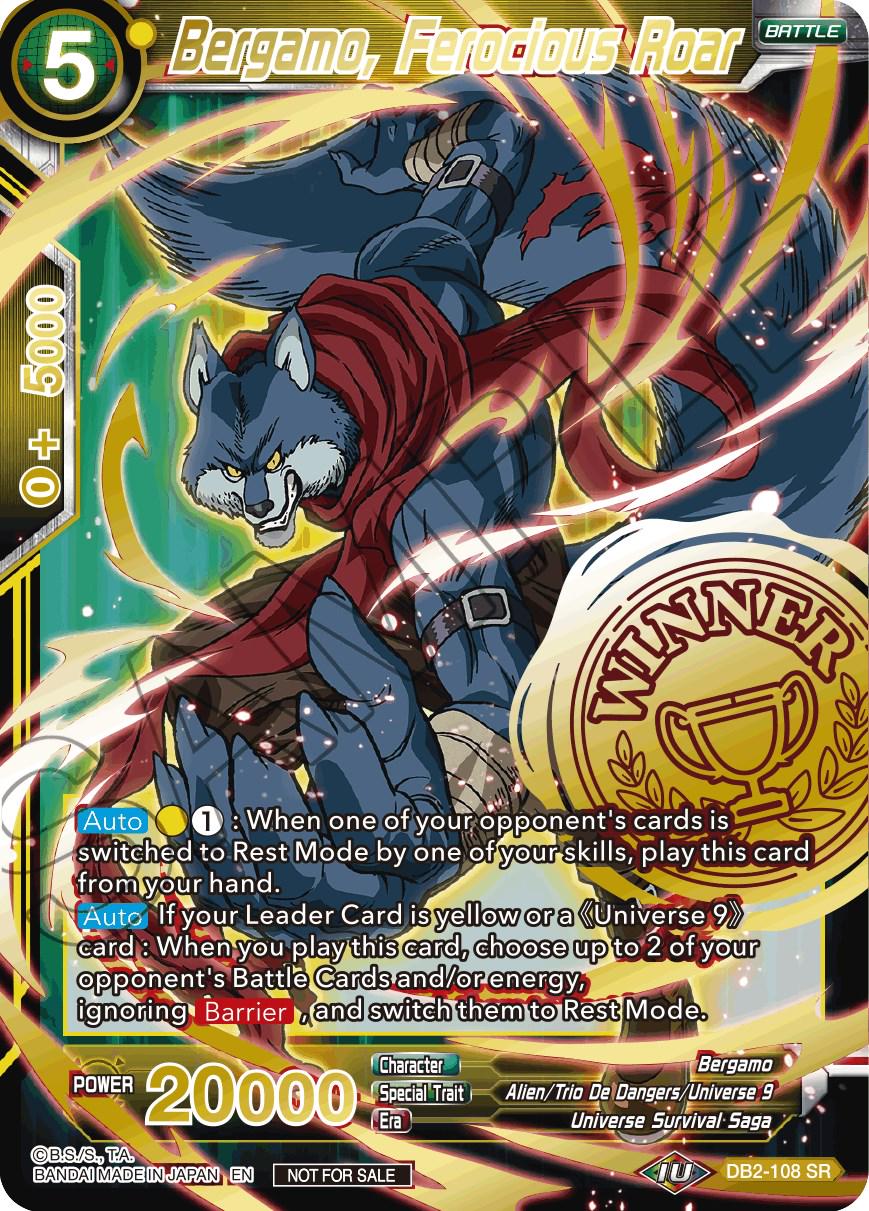 Bergamo, Ferocious Roar [Alternate Art] DB2-108