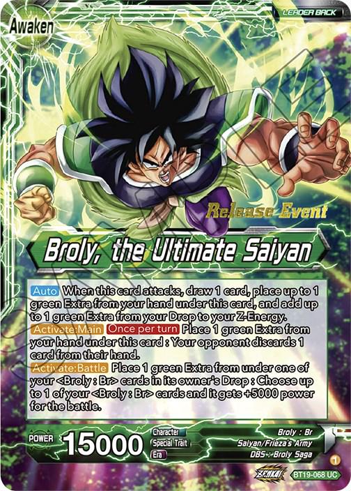 Broly // Broly, the Ultimate Saiyan BT19-068
