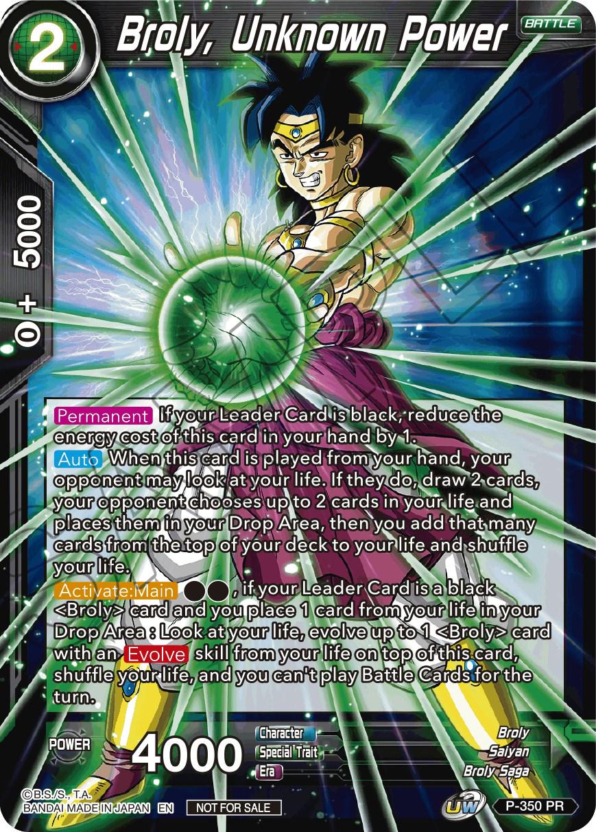 Broly, Unknown Power P-350
