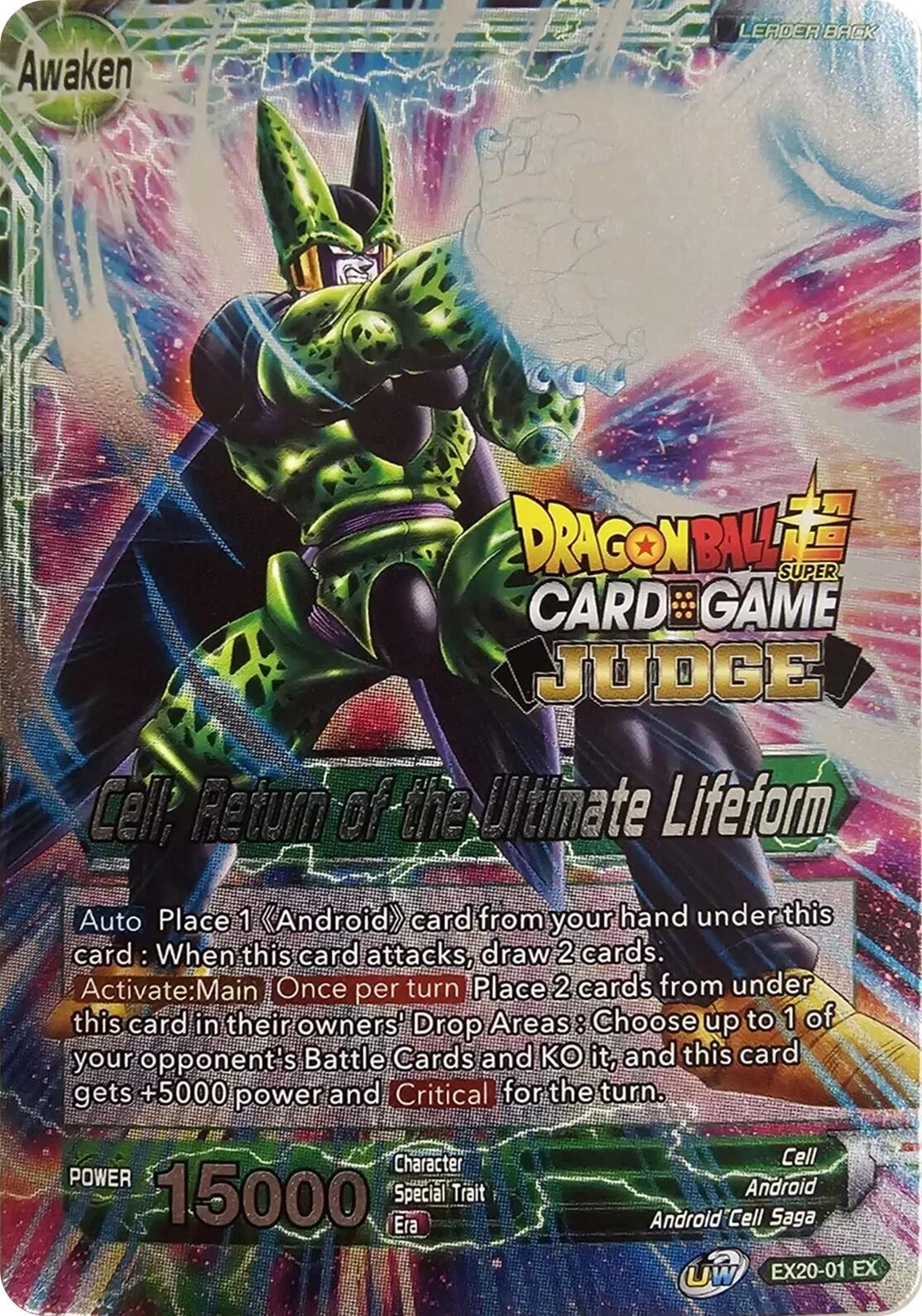 Cell // Cell, Return of the Ultimate Lifeform EX20-01