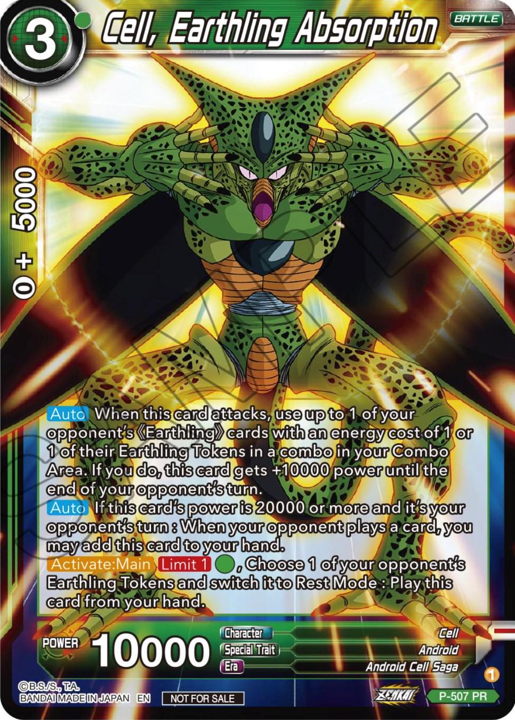 Cell, Earthling Absorption P-507