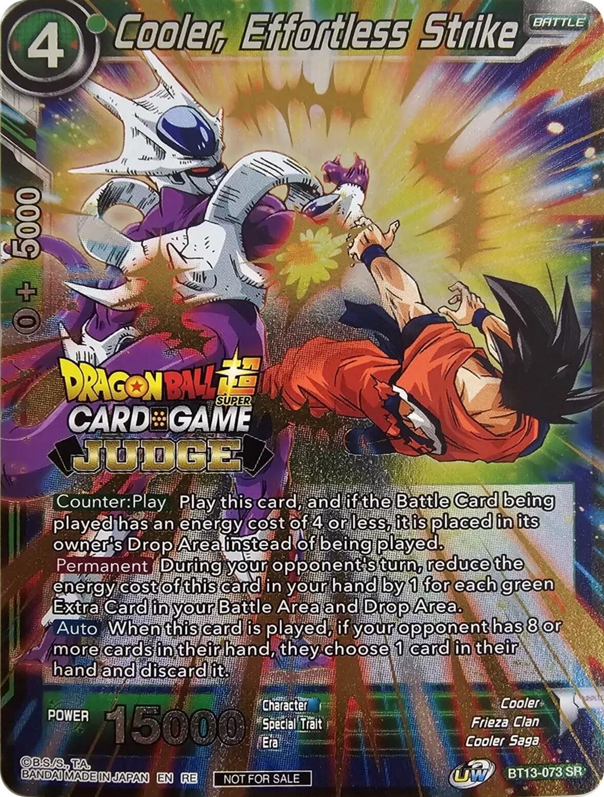 Cooler, Effortless Strike BT13-073