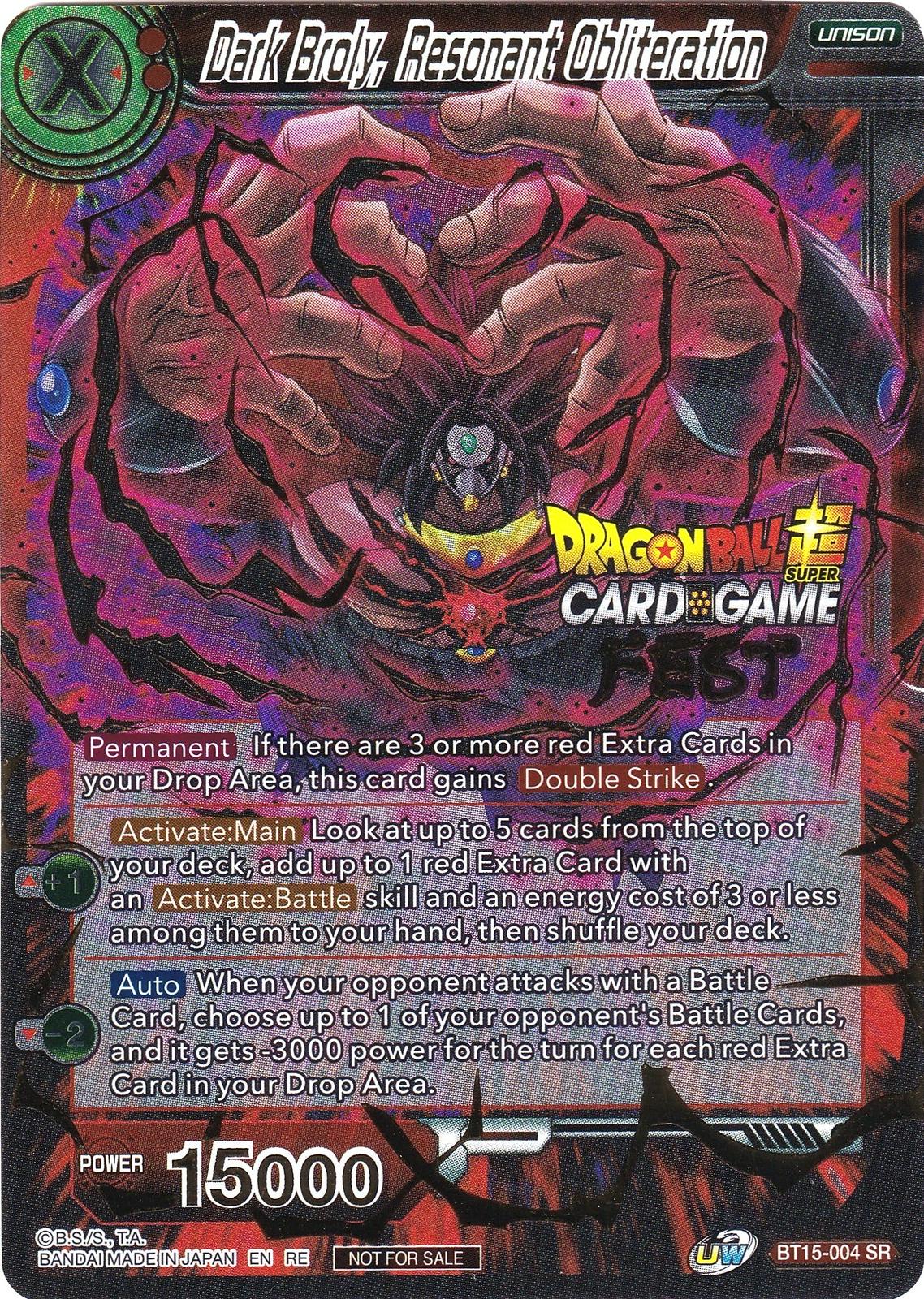 Dark Broly, Resonant Obliteration BT15-004