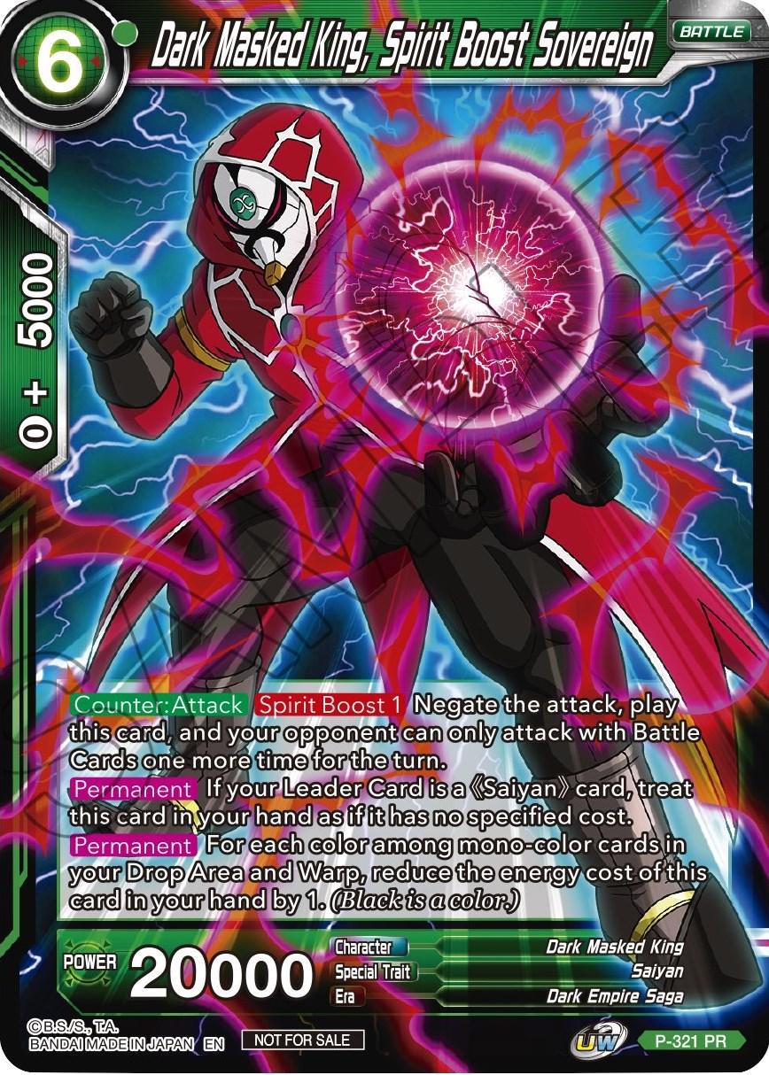 Dark Masked King, Spirit Boost Sovereign P-321
