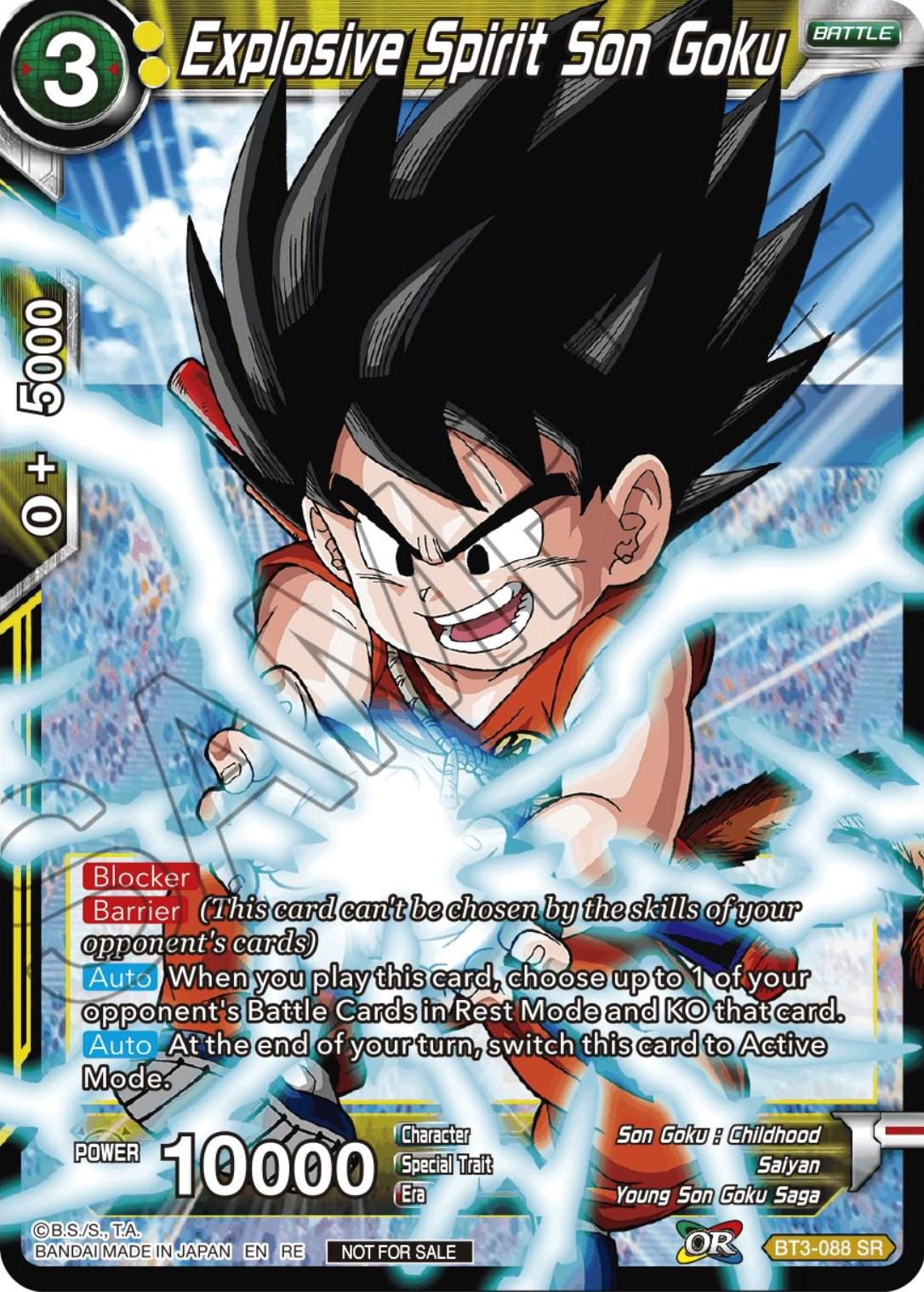 Explosive Spirit Son Goku BT3-088