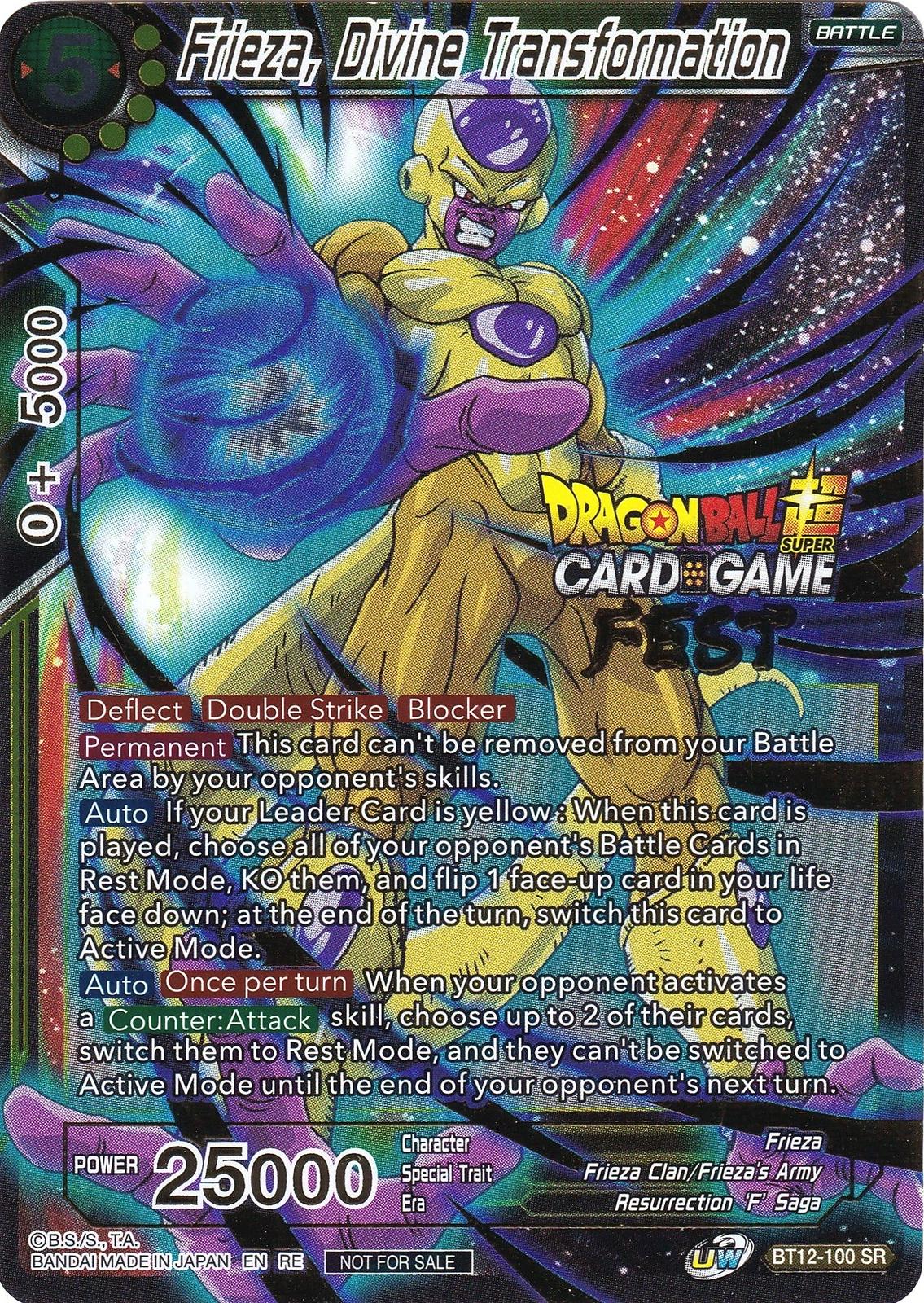 Frieza, Divine Transformation BT12-100