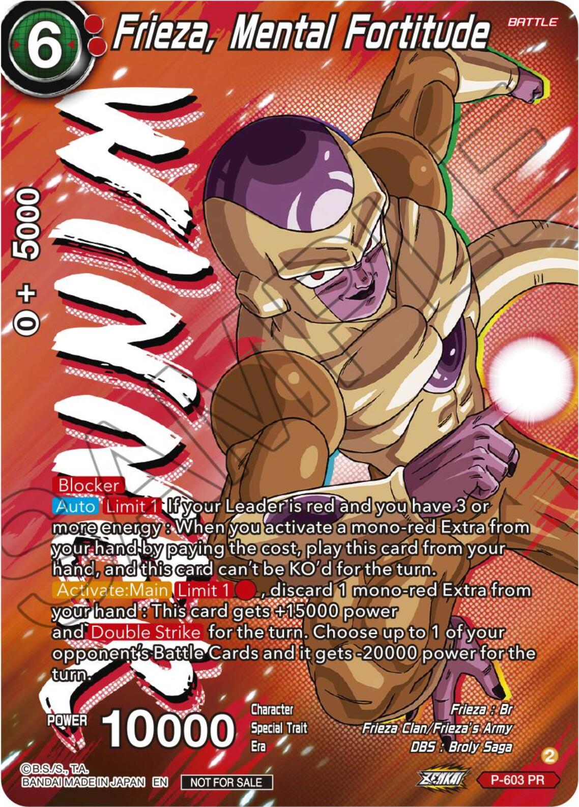 Frieza, Mental Fortitude [Foil] P-603