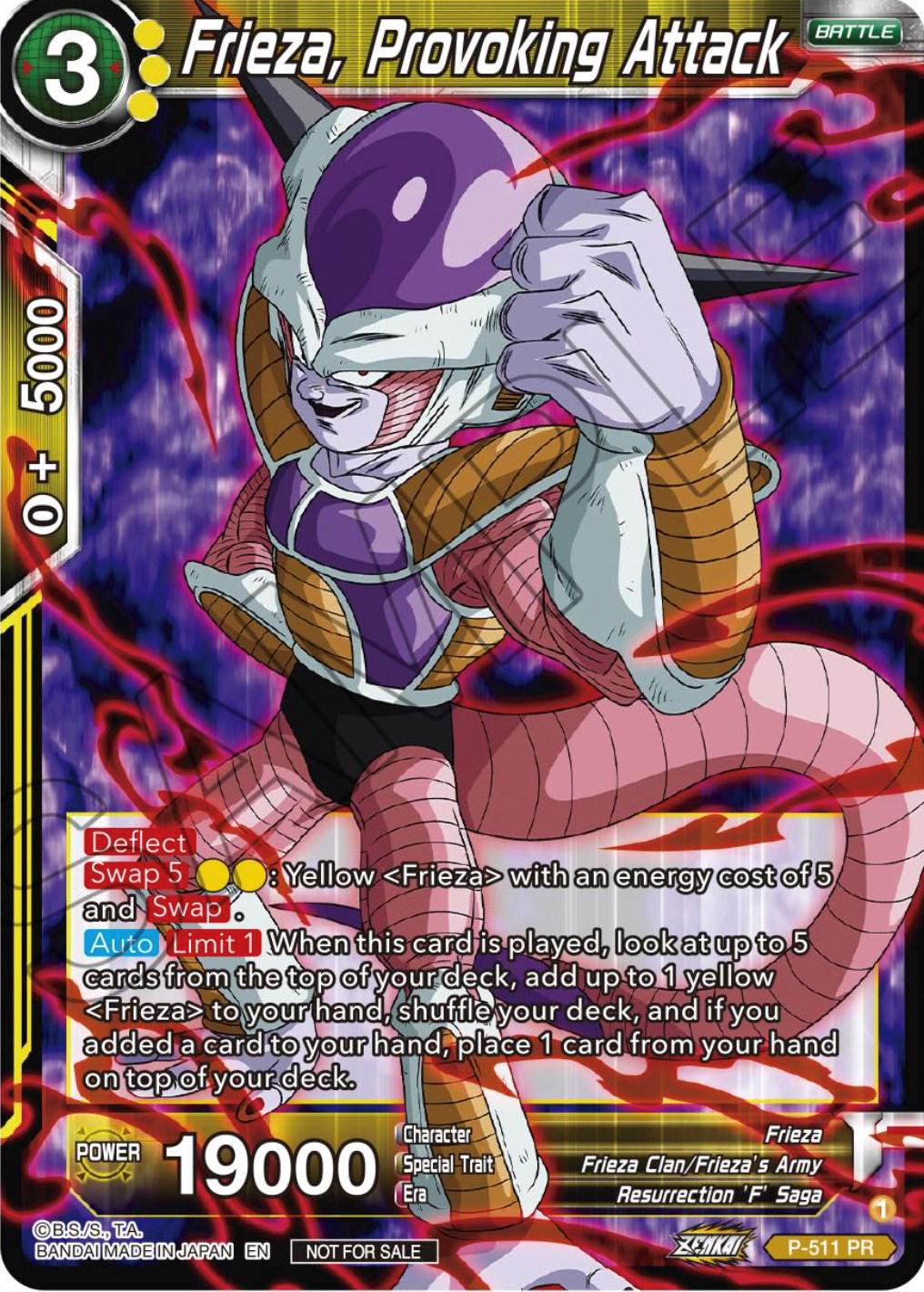 Frieza, Provoking Attack P-511