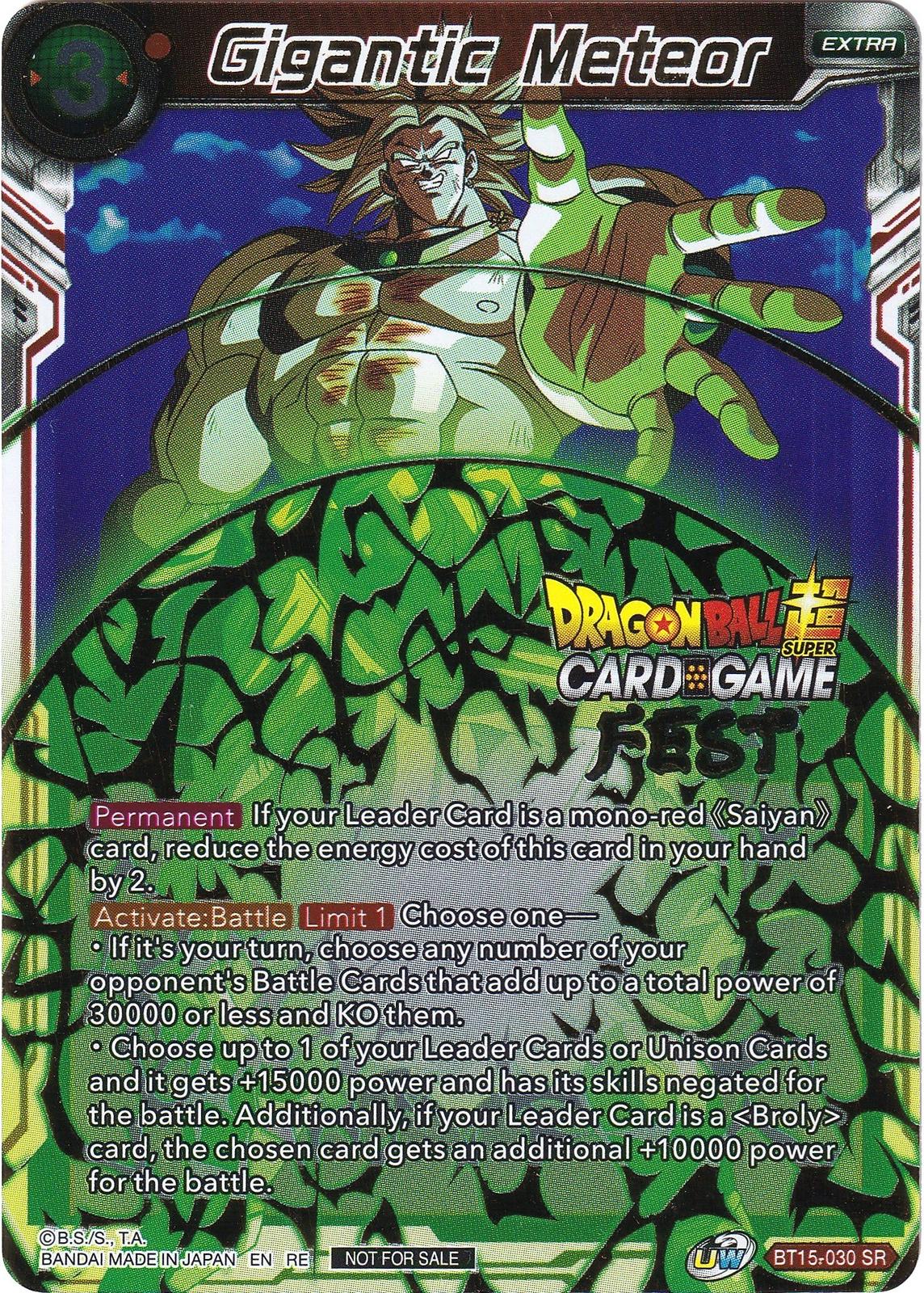 Gigantic Meteor BT15-030