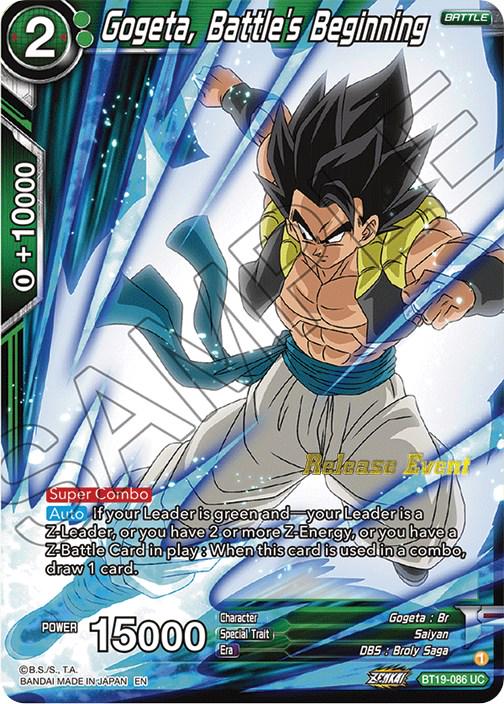 Gogeta, Battle's Beginning BT19-086