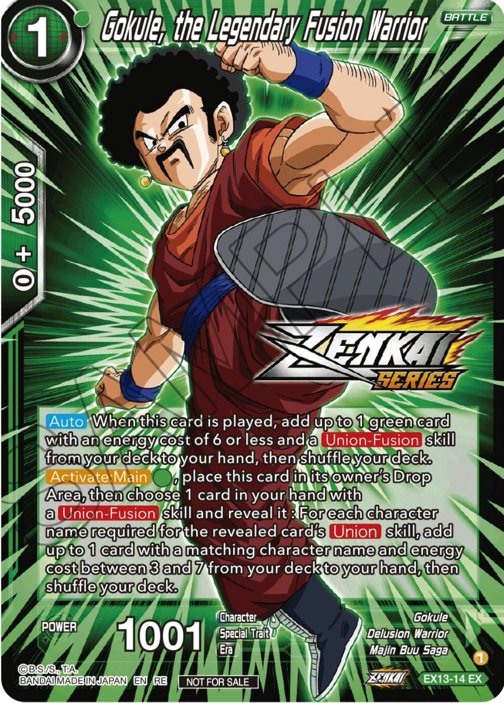 Gokule, the Legendary Fusion Warrior EX13-14