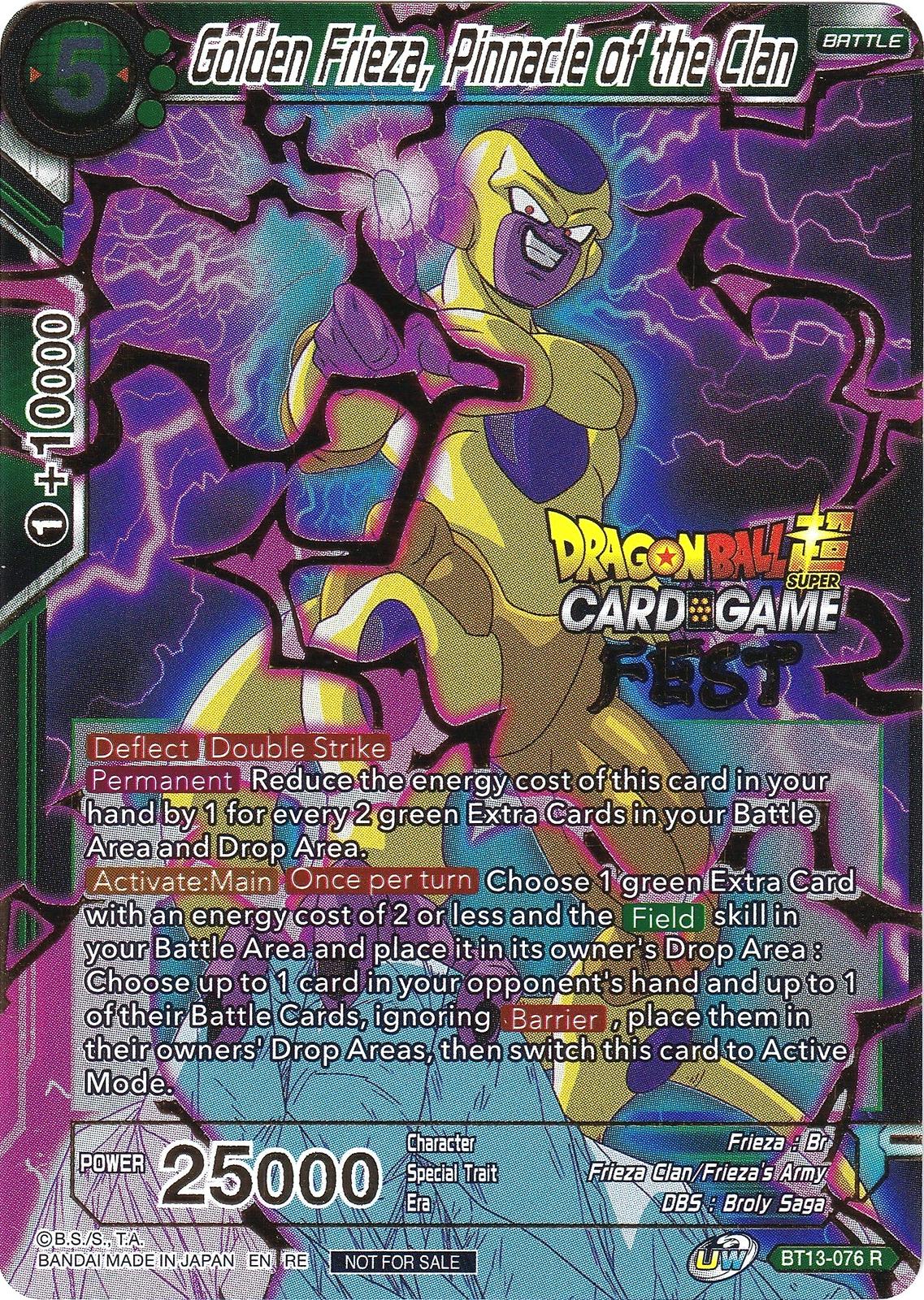 Golden Frieza, Pinnacle of the Clan BT13-076