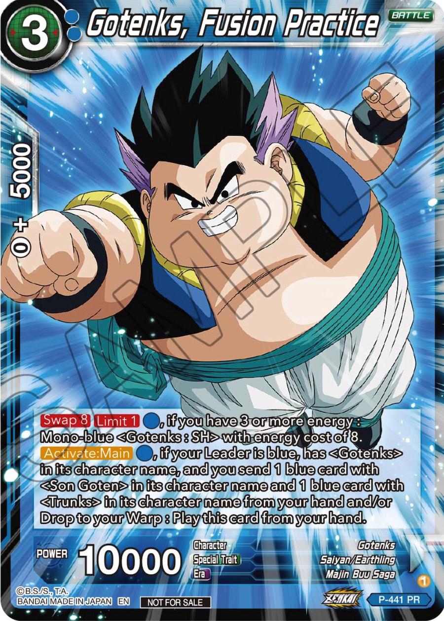 Gotenks, Fusion Practice P-441