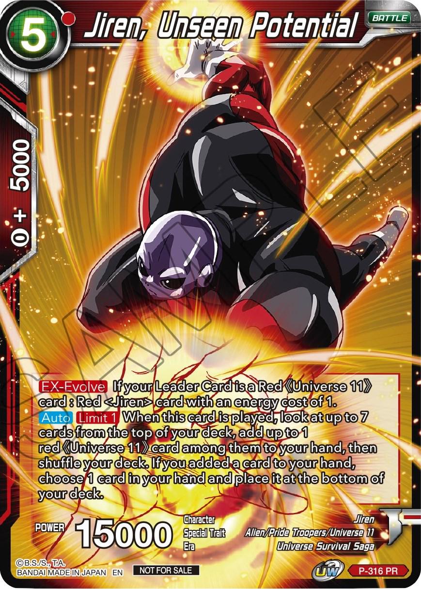Jiren, Unseen Potential P-316