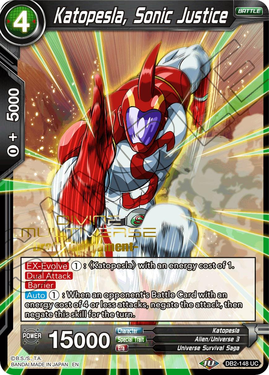 Katopesla, Sonic Justice DB2-148