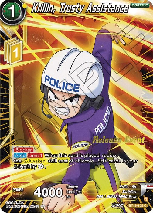 Krillin, Trusty Assistance BT19-105