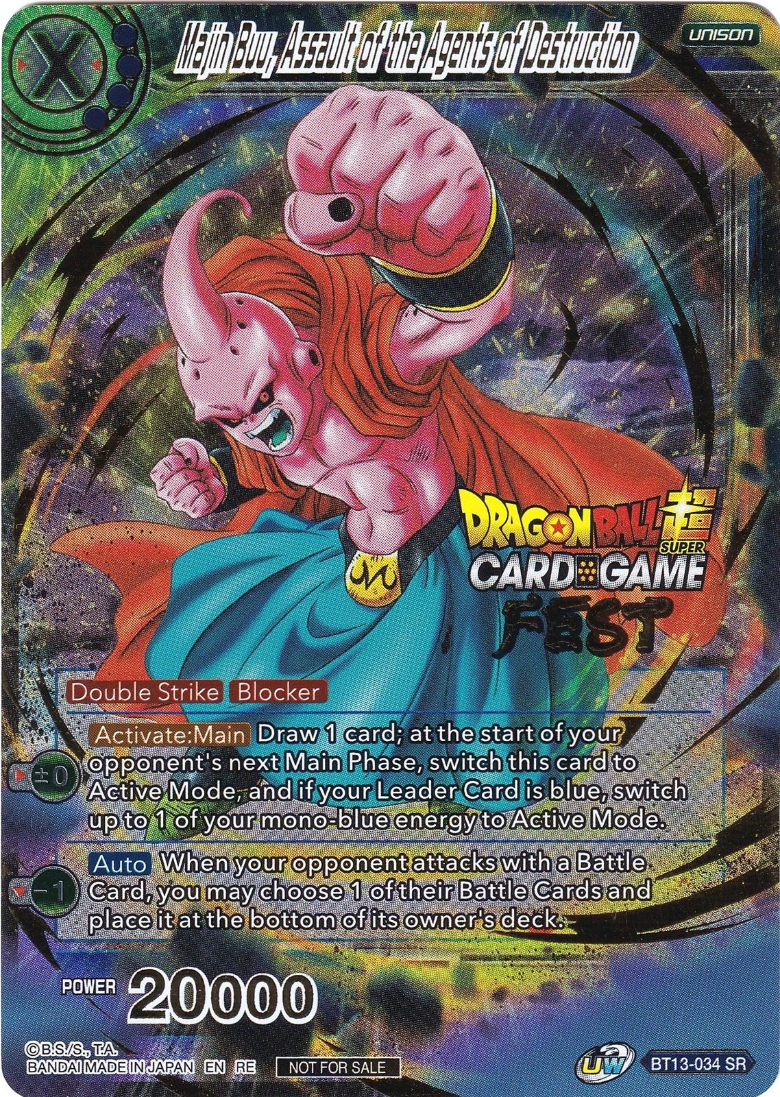 Majin Buu, Assault of the Agents of Destruction BT13-034