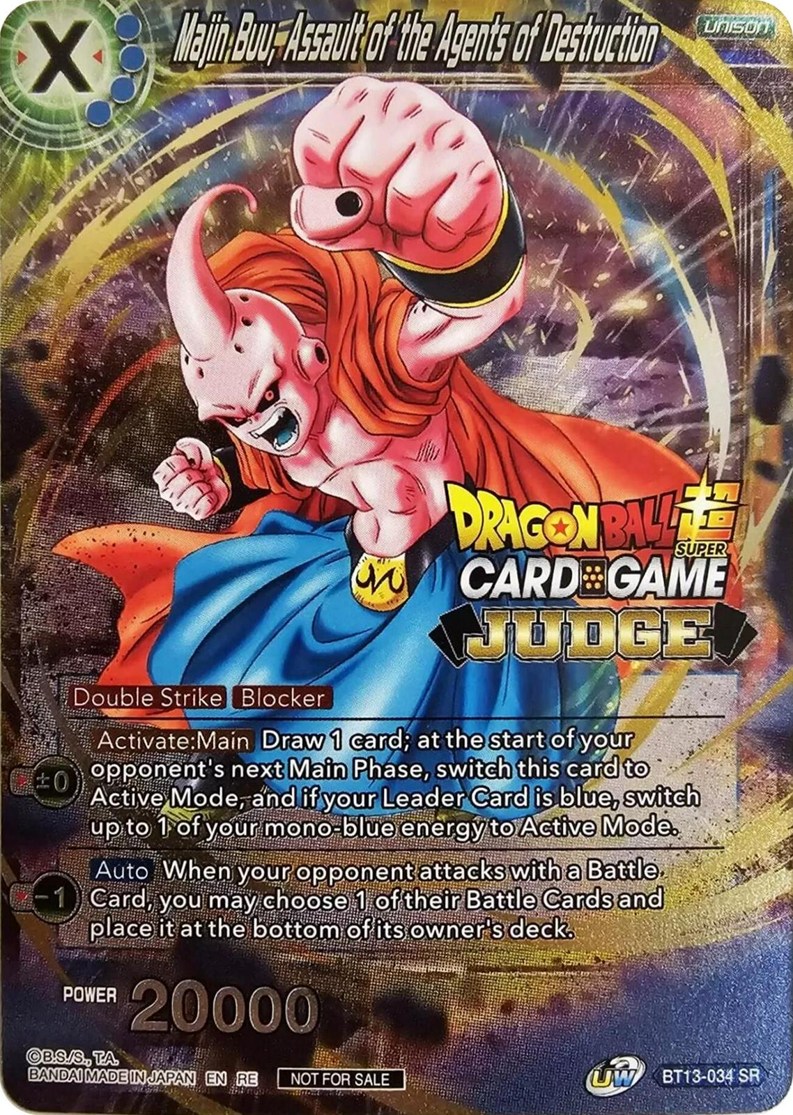 Majin Buu, Assault of the Agents of Destruction [Judge Pack Vol.11 Foil] BT13-034