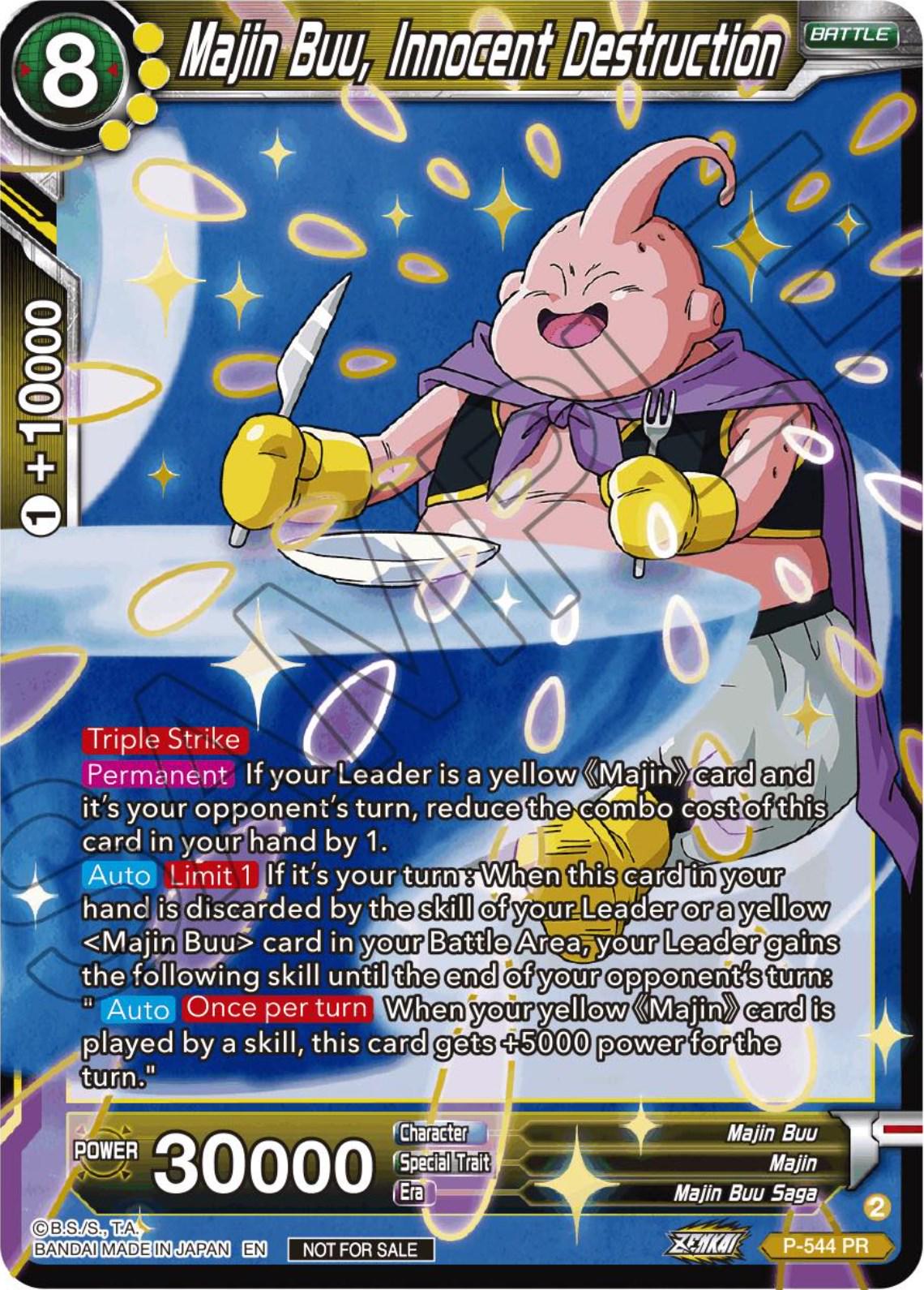 Majin Buu, Innocent Destruction P-544